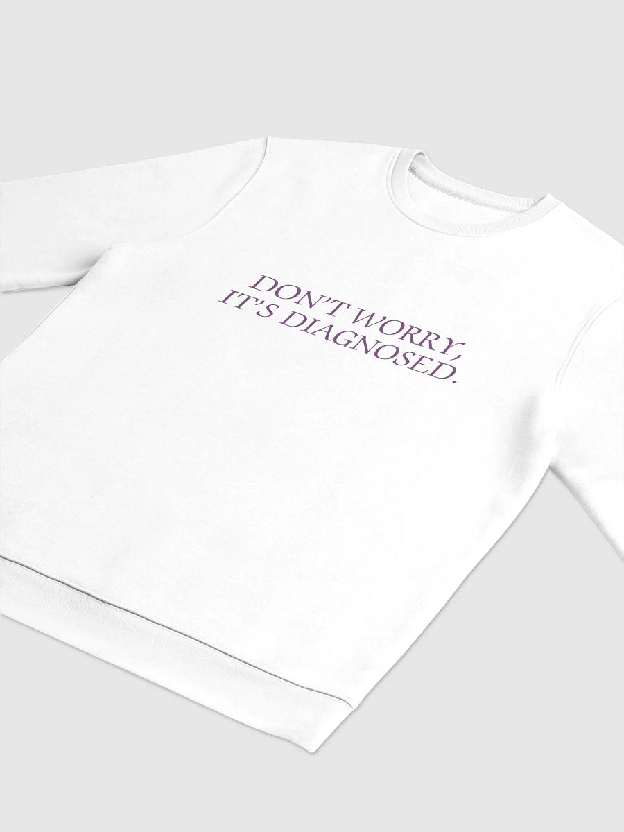 DW, IT'S DIAGNOSED. (#763D7D) printed eco crew product image (9)