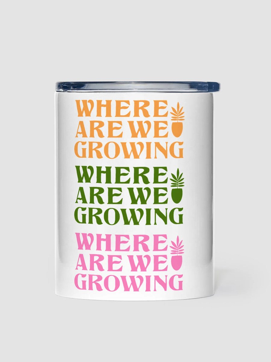 Where Are We Growing Repeating Pattern Small Tumbler product image (2)