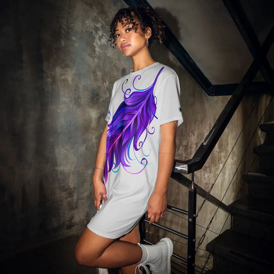 Mystic Feather Dream All-Over Dress product image (12)