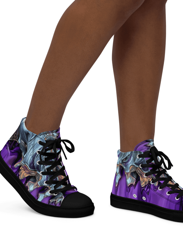 Women's Purple Metallic Fusion High Tops product image (1)