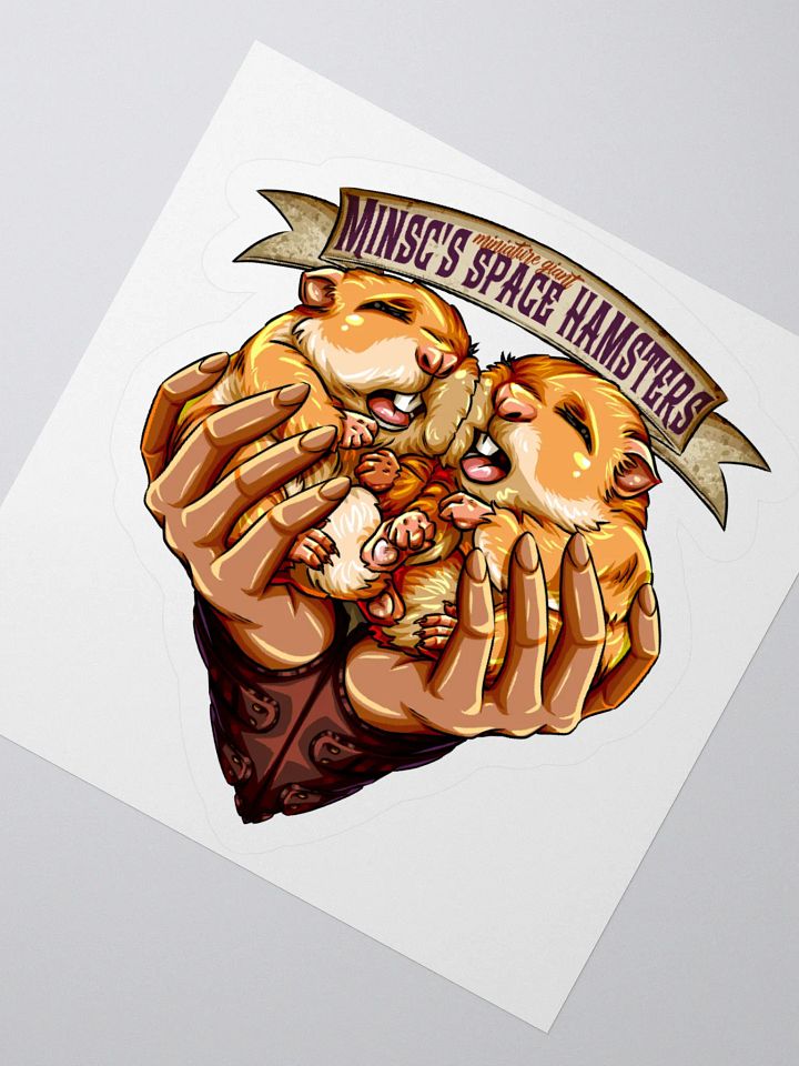 Minc's Miniature Giant Space Hamsters Sticker product image (5)