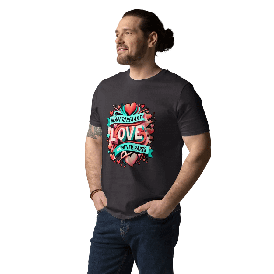 Heart to Heart, love never parts T-shirt product image (12)