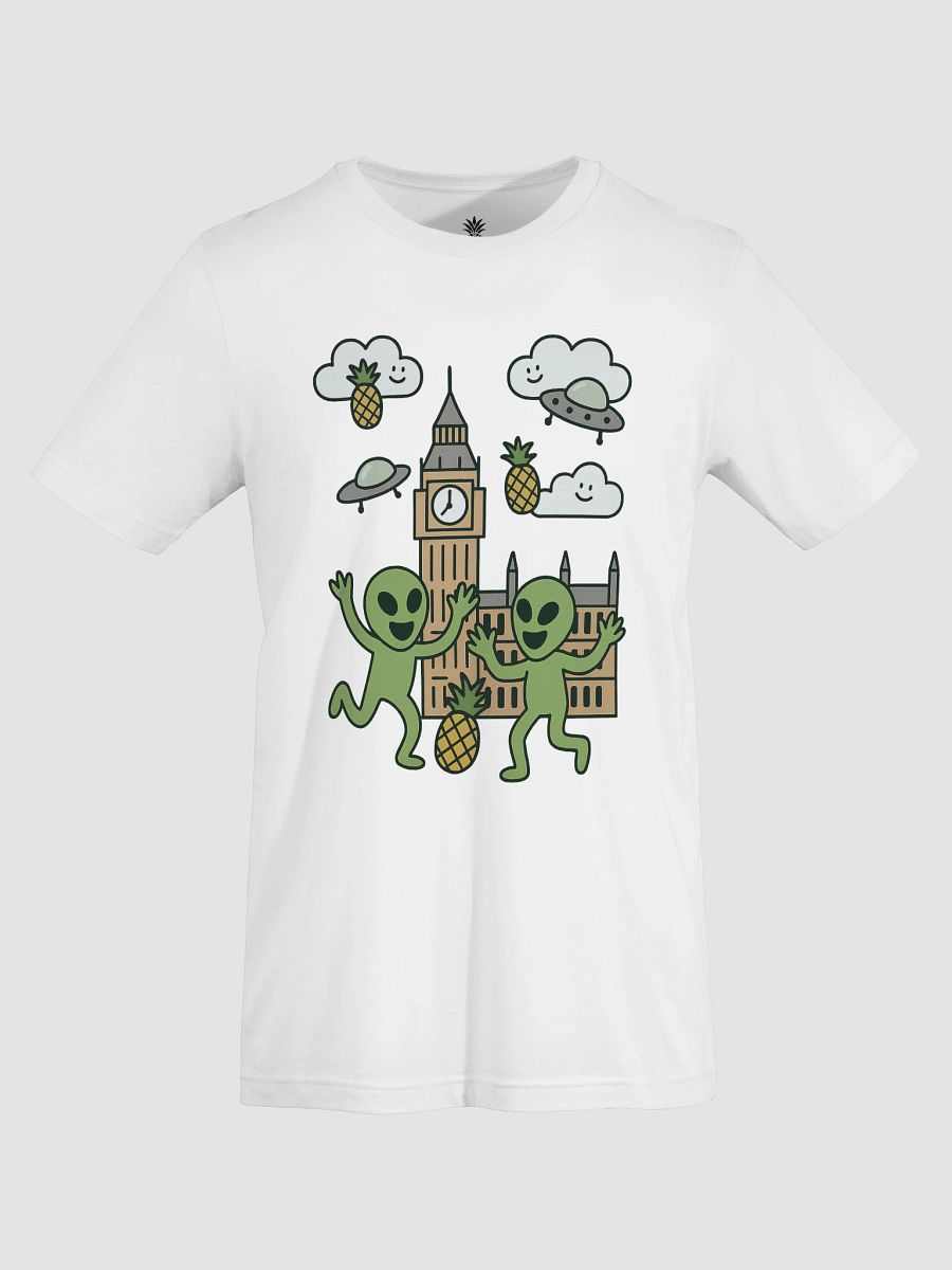 Martians Take London! Roswell Aliens at Big Ben Unisex T-Shirt product image (7)