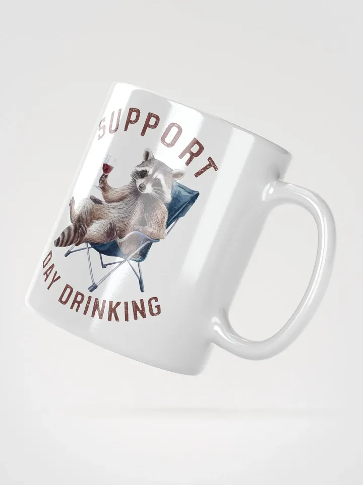 Laid-Back Raccoon Day Drinking Mug product image (6)