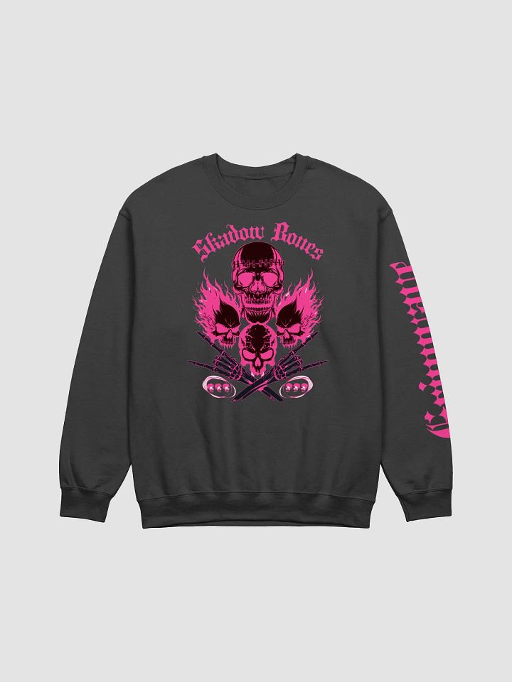 Pink Stylized Text Crewneck Sweatshirt product image (1)