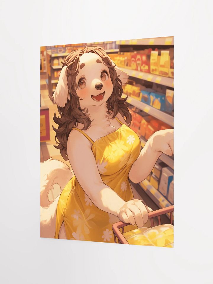 Whimsical Canine Shopper Poster product image (4)