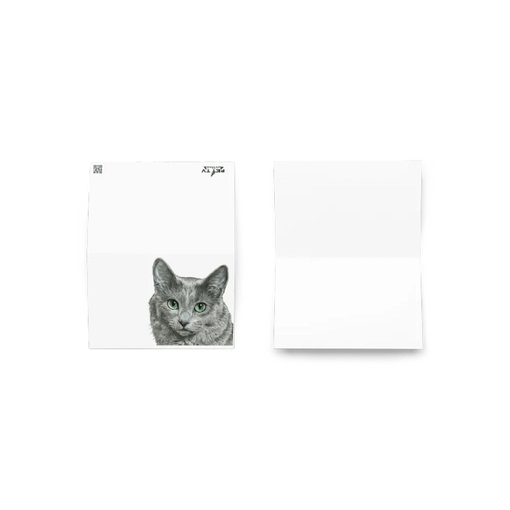 Russian Blue Cat - Card product image (2)