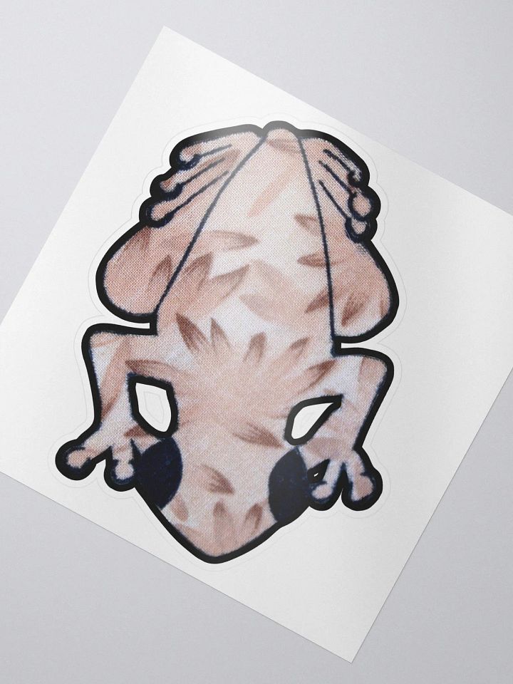 Big Frog Sticker in Waterlily product image (2)