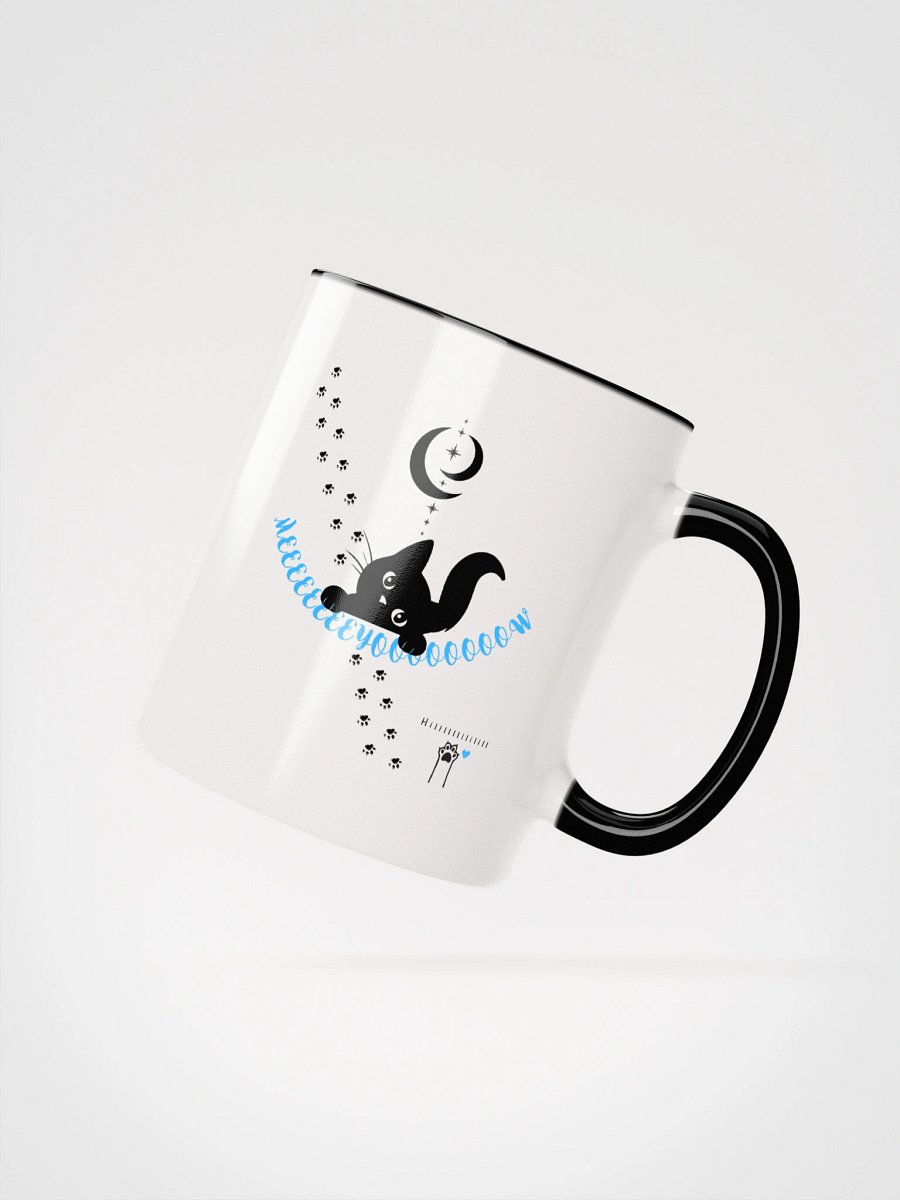Meoooooooow Hiiiiiiiii - Mug (Baby Blue Font) product image (6)