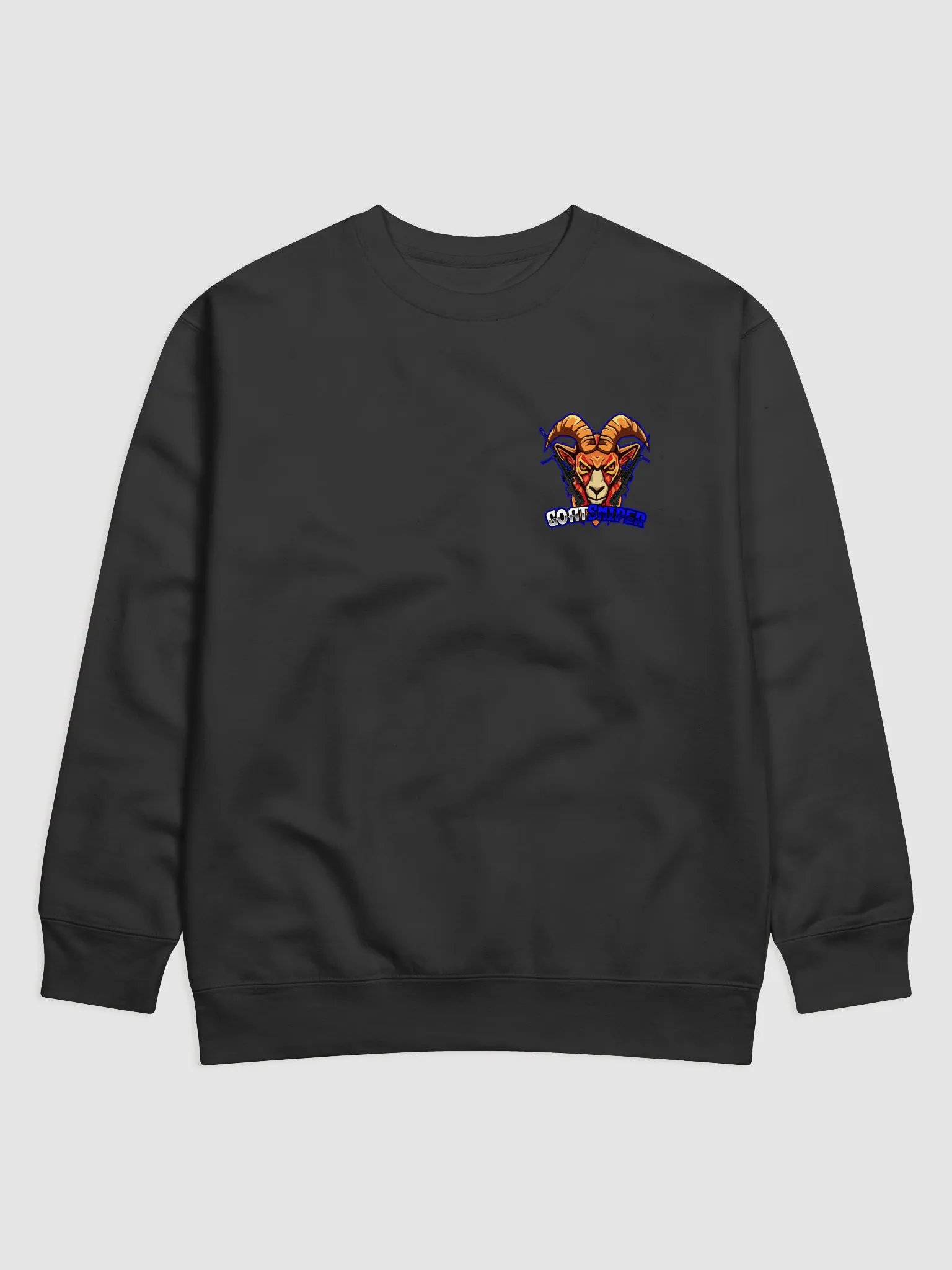 GOAT SNIPER Stylized Goat Head Sweatshirt product image (1)