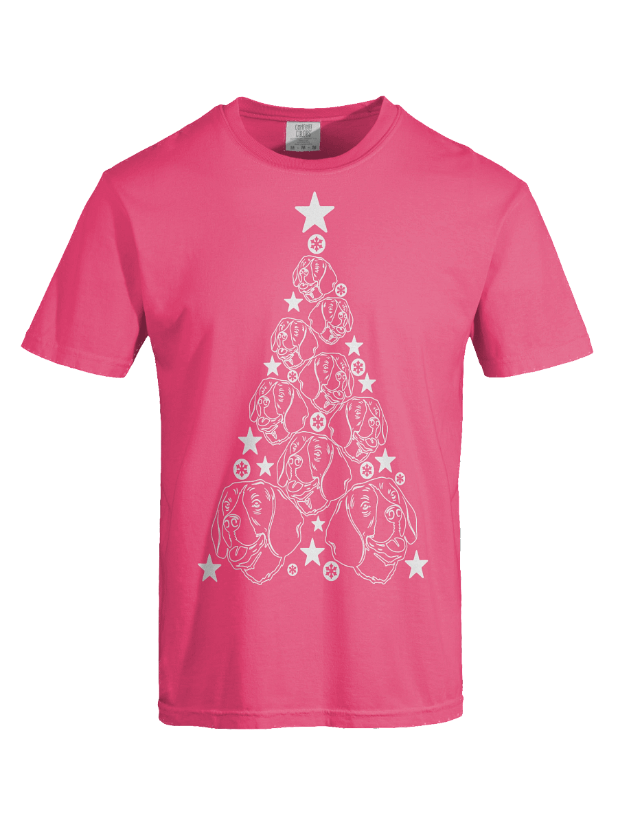 Beagle(2) Christmas Tree T-Shirt product image (47)