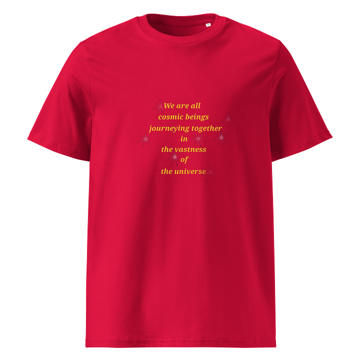 Cosmic Journey Unisex Organic T-Shirt product image (1)
