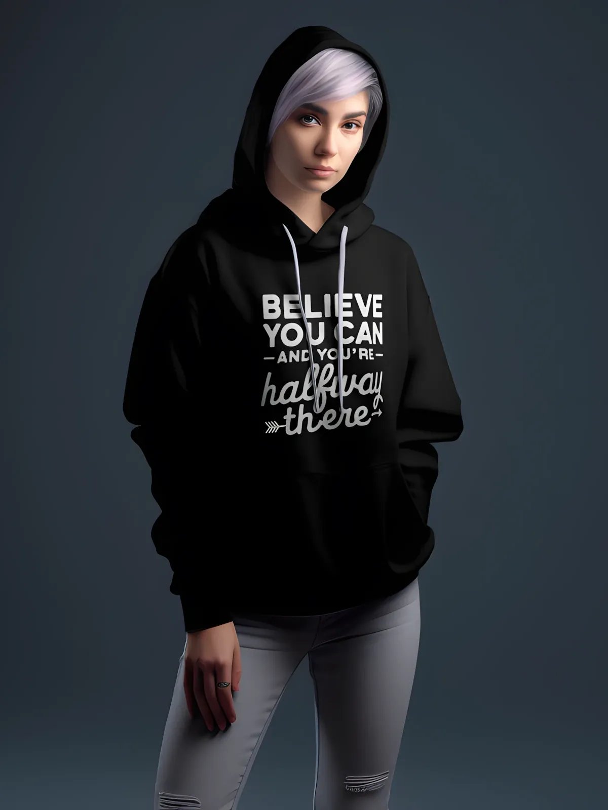Believe You Can and You're Halfway There Hoodie product image (47)