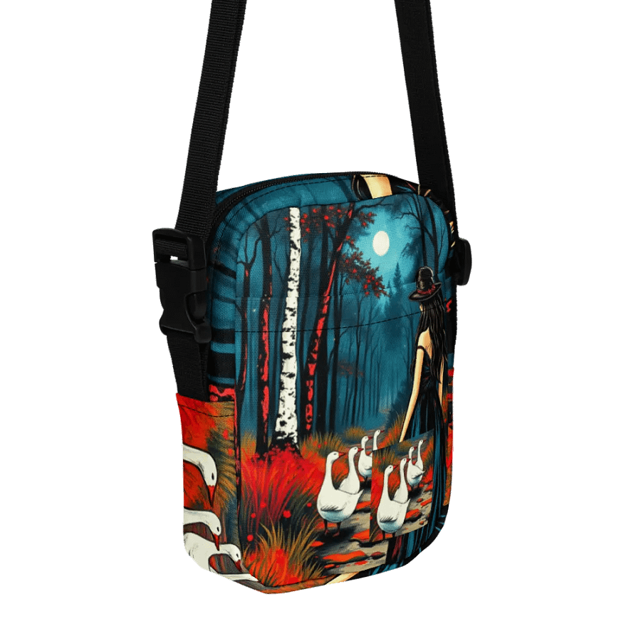 Magical Goose Lady, Midnight Stroll Crossbody Bag product image (1)