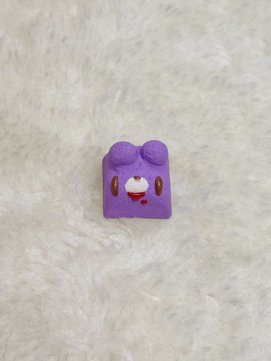Purple Gloomy Bear Keycap product image (1)
