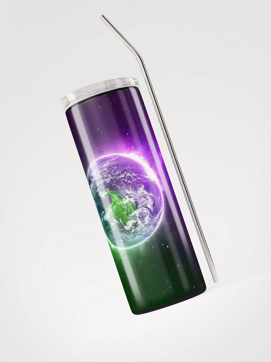 Green&Purple Space Steel Tumbler product image (3)
