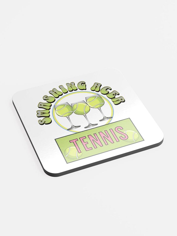 Smashing Acer Tennis Glossed Cork Coaster Set product image (2)