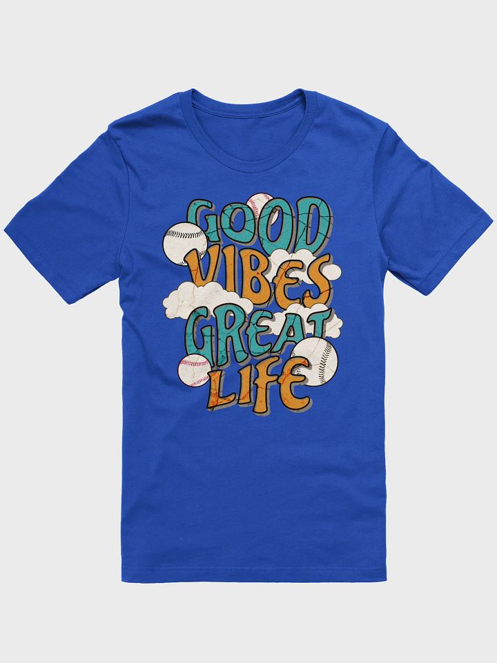 Good Vibes Great Life Baseball Tee product image (7)