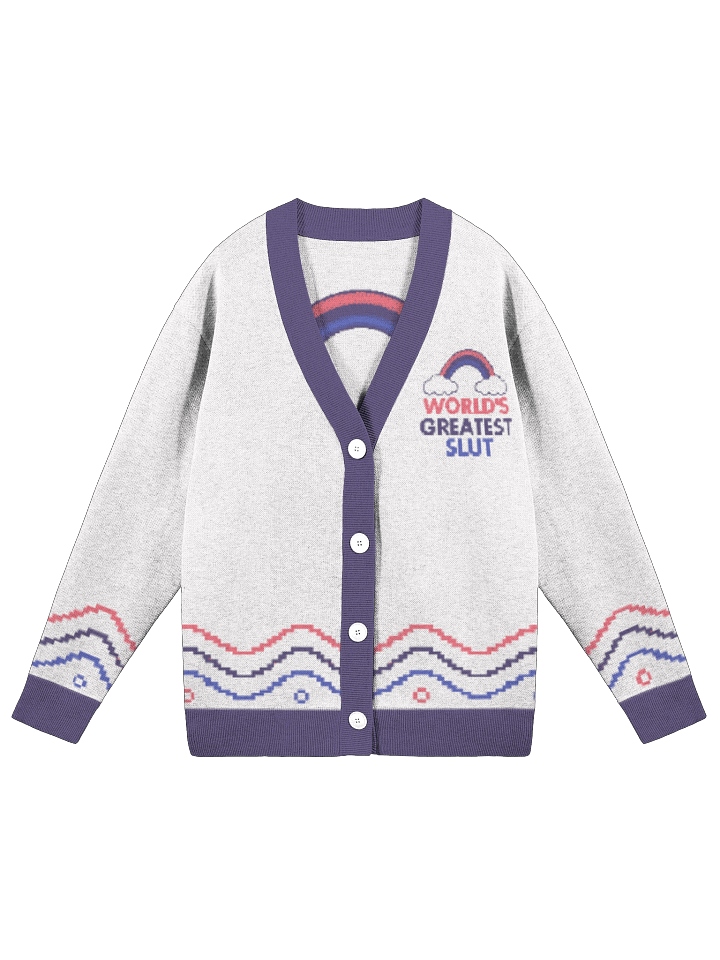 World's Greatest Slut purple variant cardigan product image (1)
