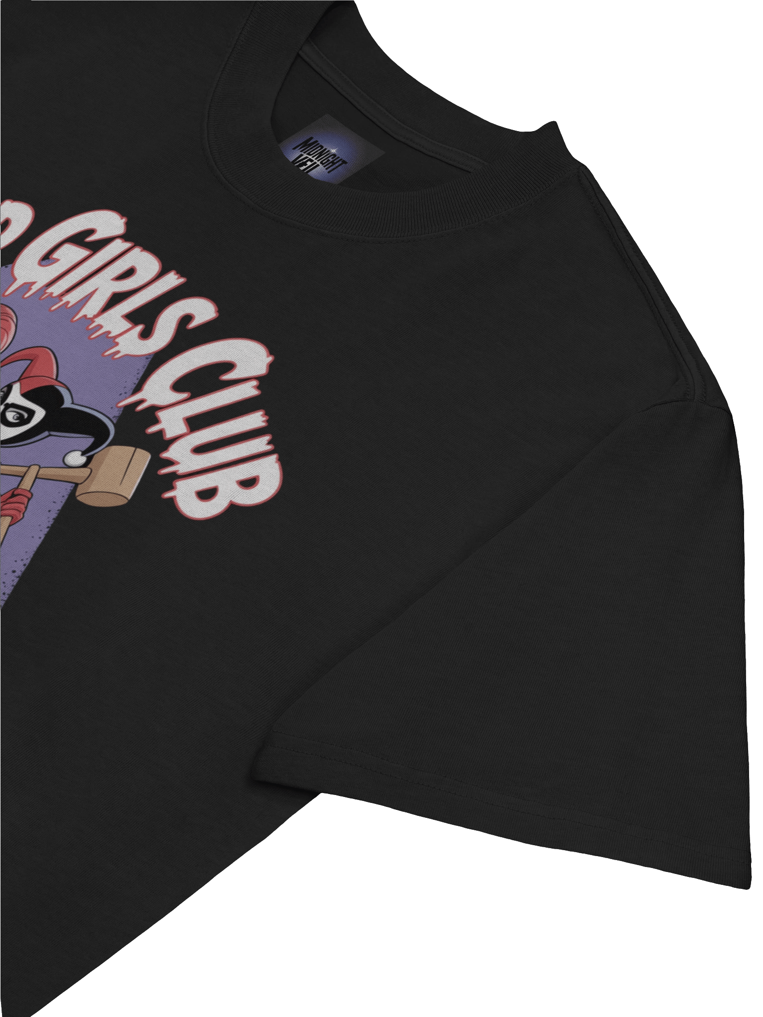 Shadow Sirens: Harley Quinn & Poison Ivy Bad Girls Club Oversized Faded T-Shirt product image (7)