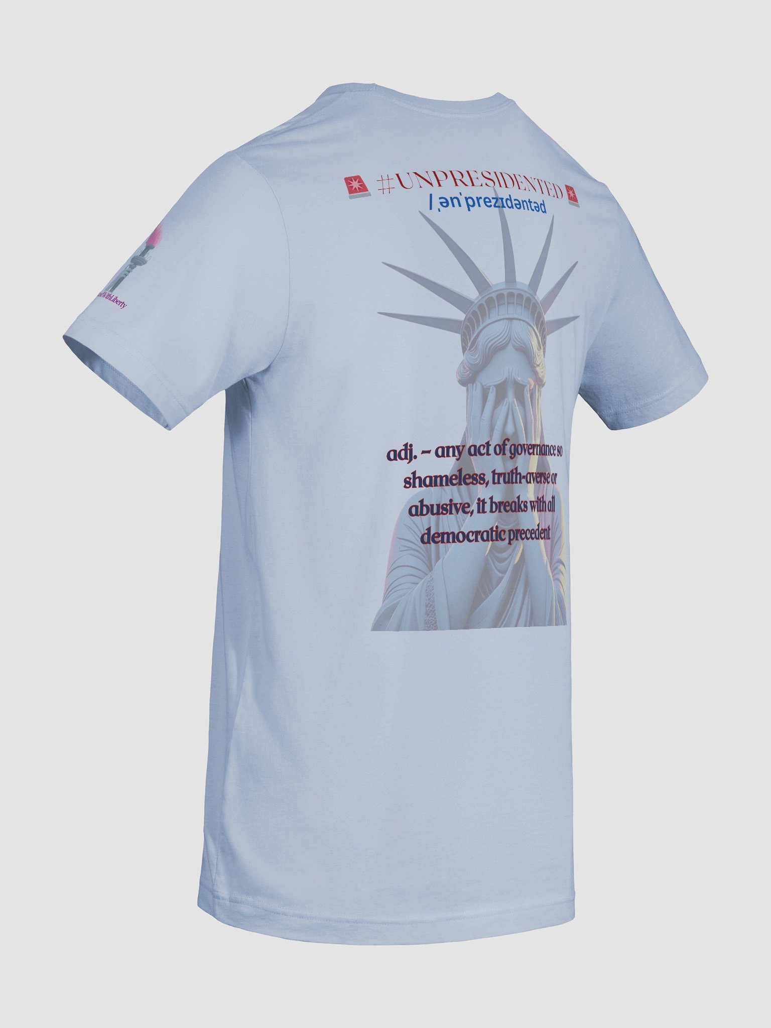Stand With Liberty Barbed Wire American Flag Bella & Canvas 3001 Supersoft Tee product image (10)