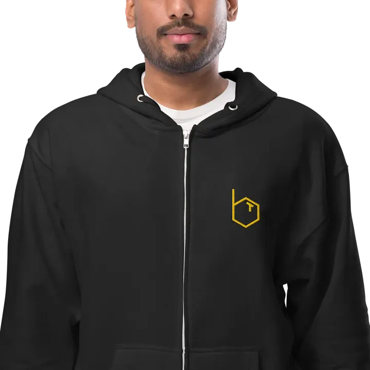 'BT' Full Logo Back Hoodie With Stitched Front logo product image (2)