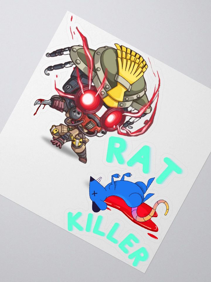 Rat killer sticker product image (2)