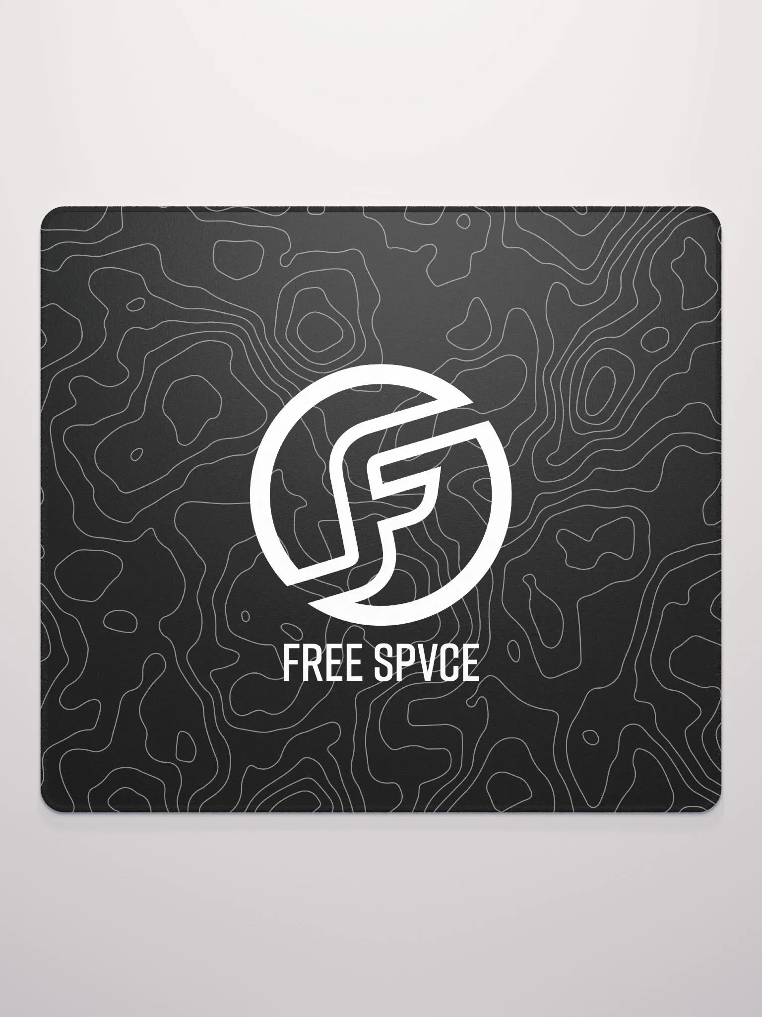 Topographic Black & Grey Mousepad product image (3)