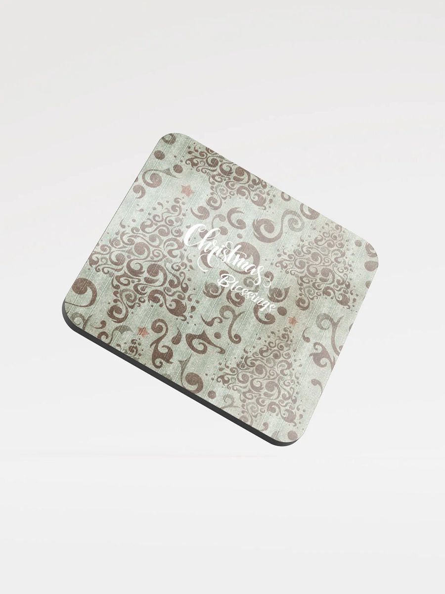 Swirling Christmas Blessings Coaster Set gift for entertainers moms colleagues friends product image (1)