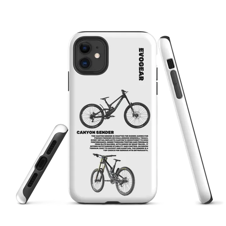 White Sender iPhone Case product image (1)