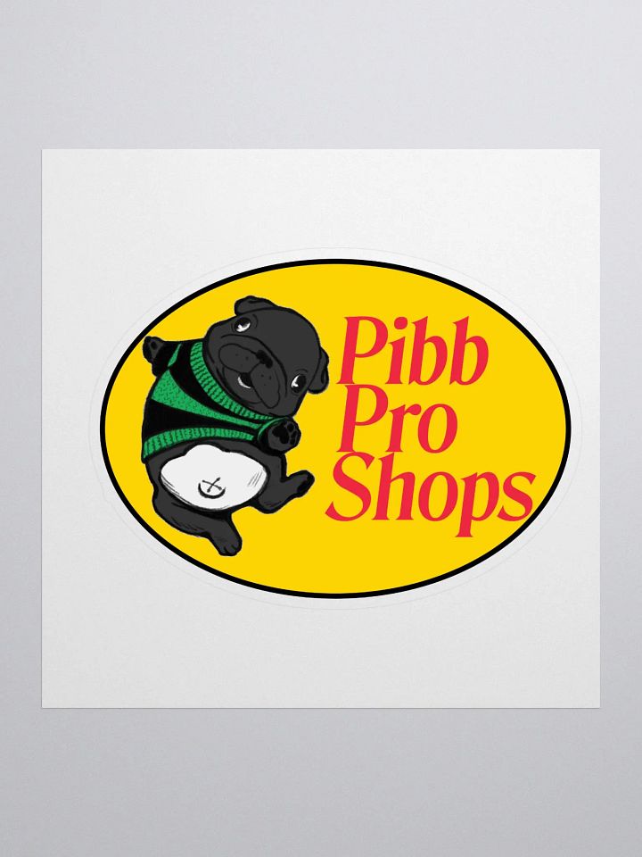PIBB PRO SHOPS STICKER product image (1)