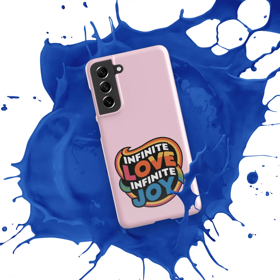 Infinite Love Infinite Joy Snap Case for Samsung (Pink) product image (6)