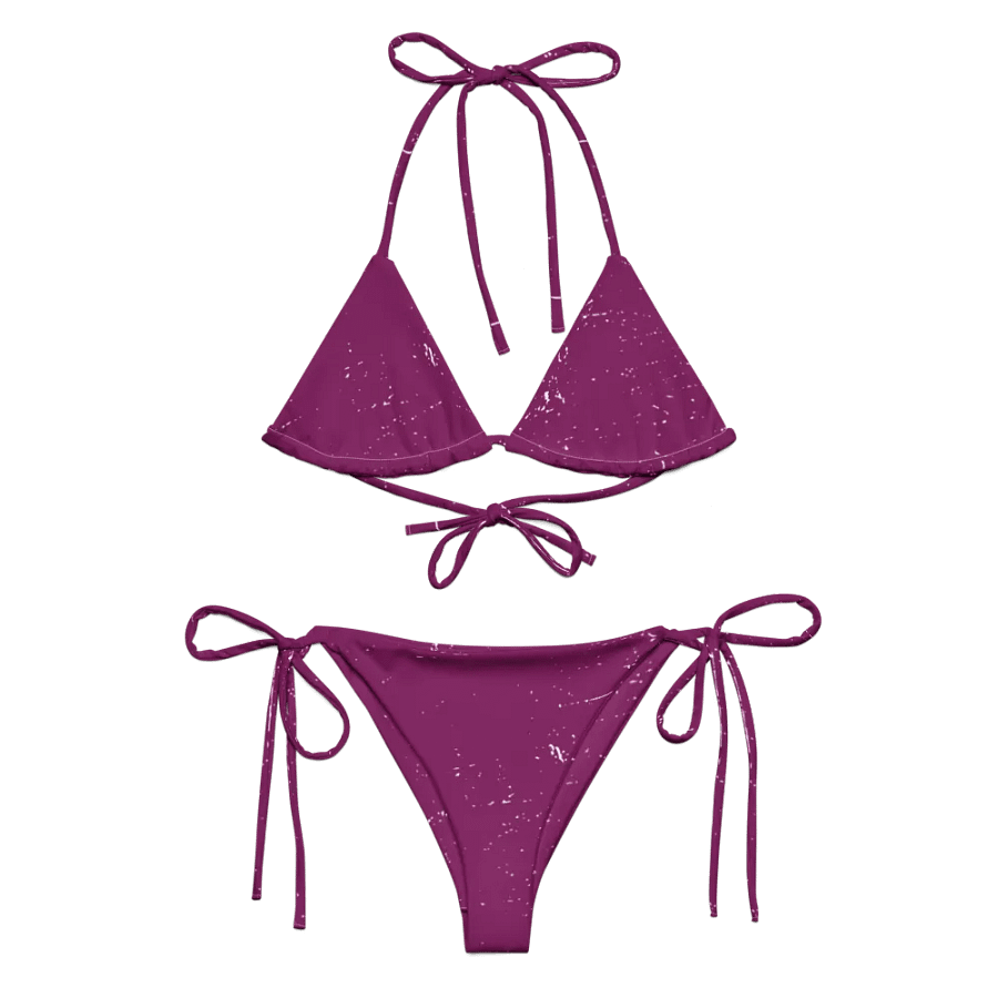 All-Over Print String Bikini - Purple Pink product image (5)