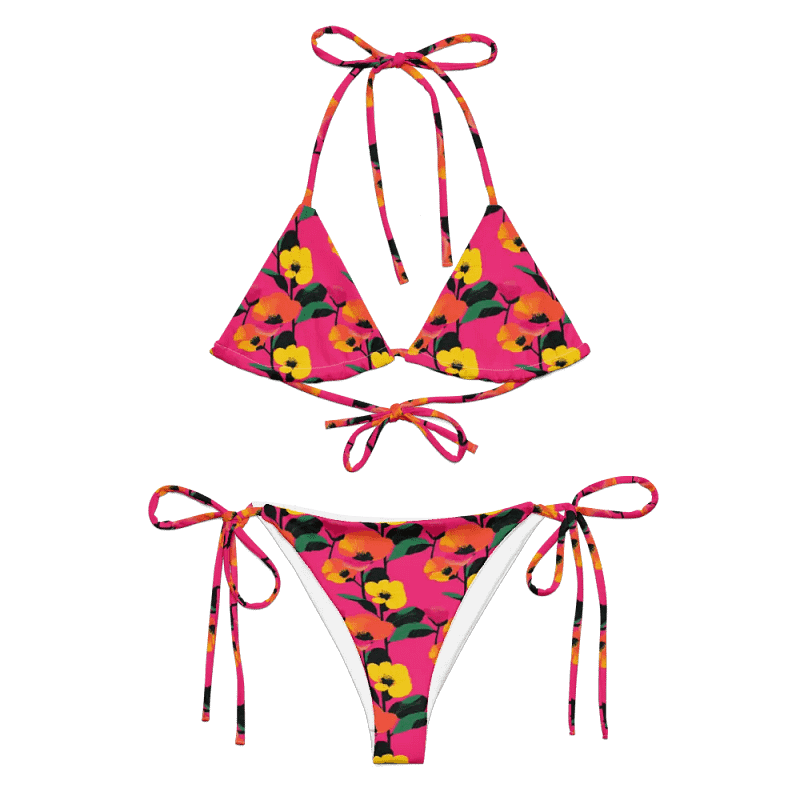 Sunburst Floral All-Over Bikini Set
