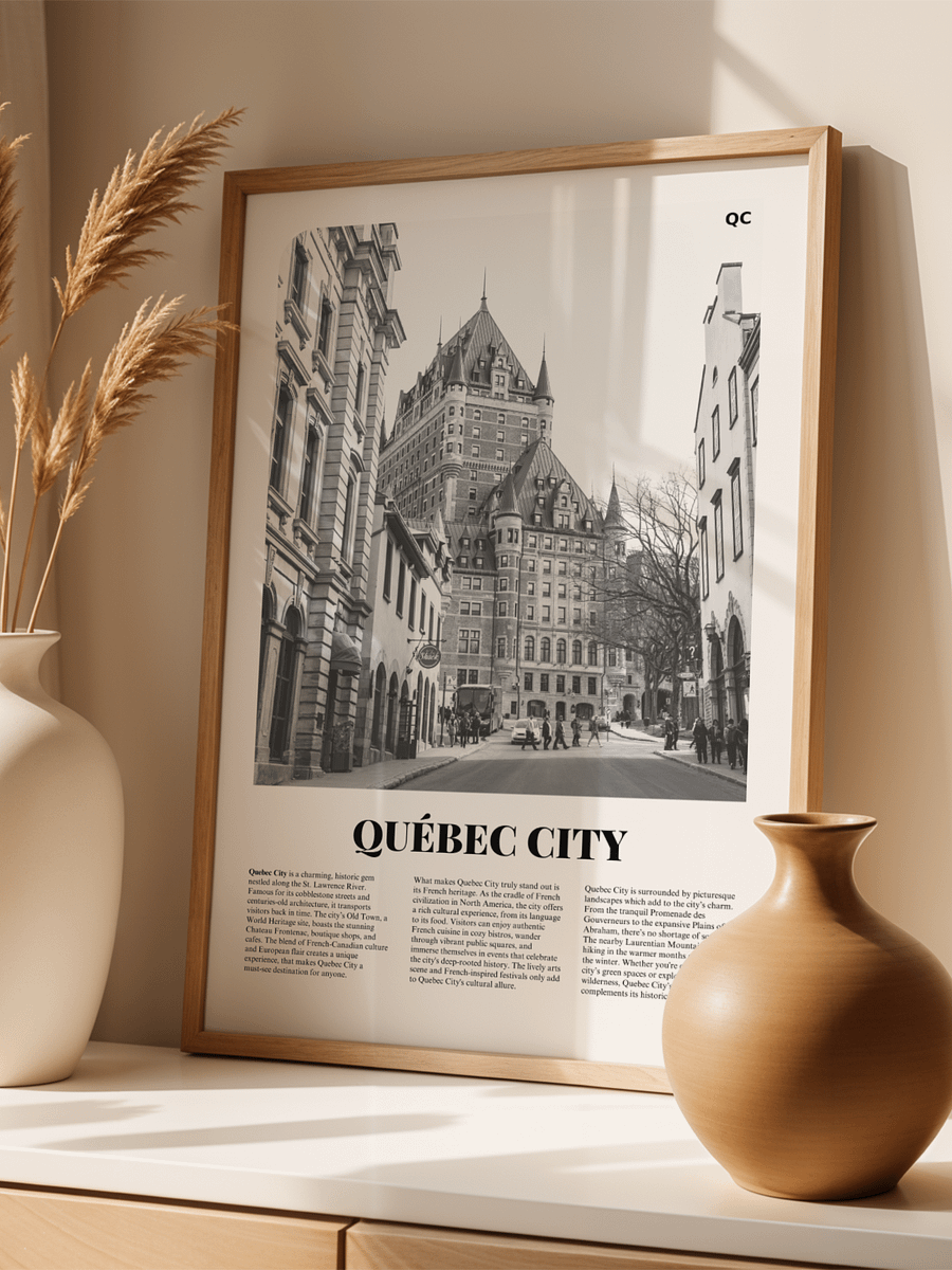 Quebec City 01 Newspaper Poster product image (3)
