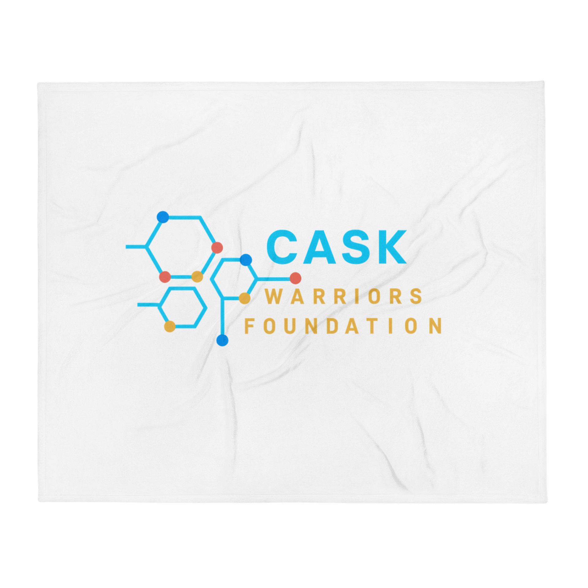 Wrapped in Courage” – CASK Warriors Throw Blanket product image (1)