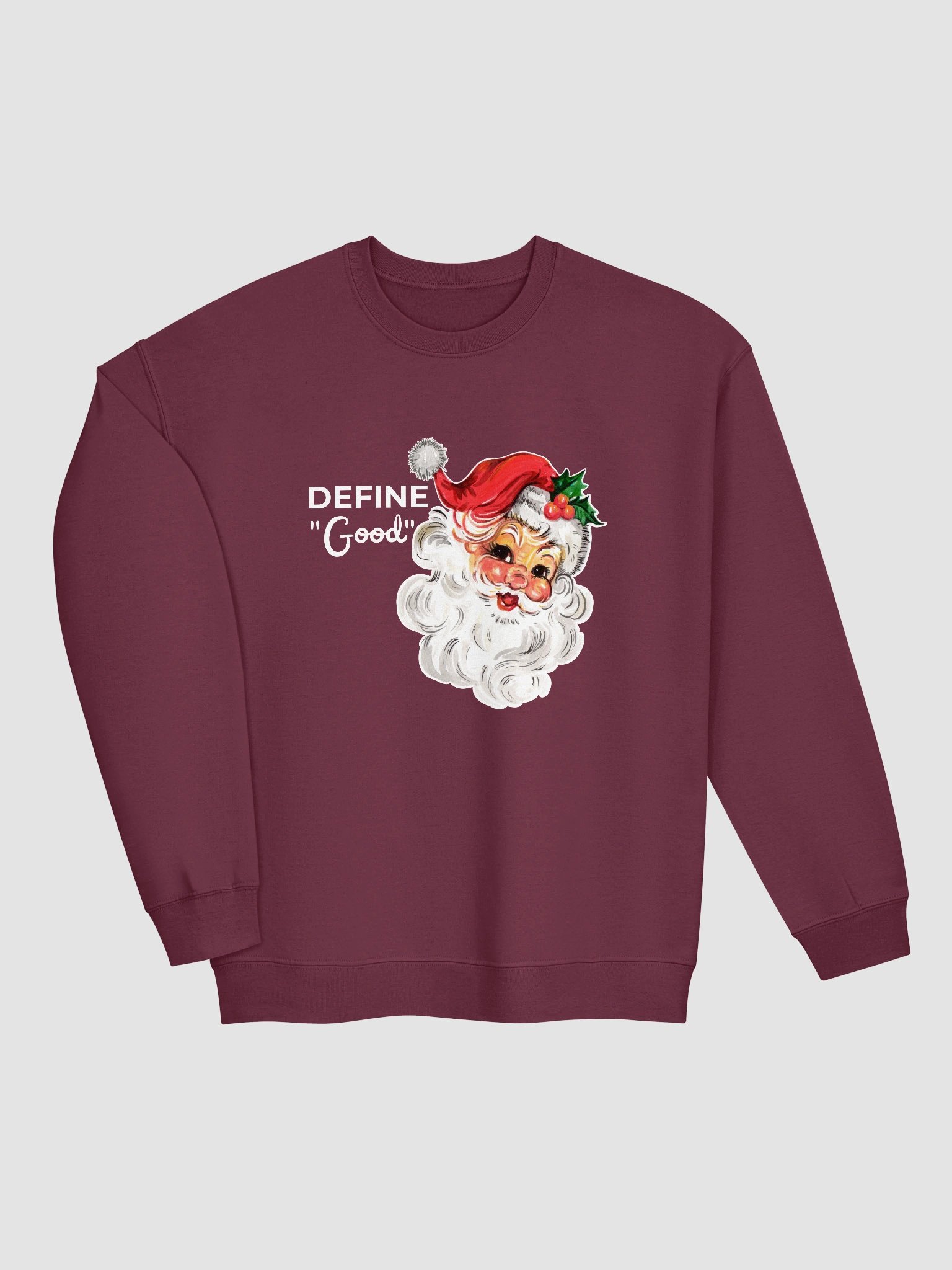 Define Good Moral Lawgiver Christmas Graphic Crewneck Sweatshirt product image (3)