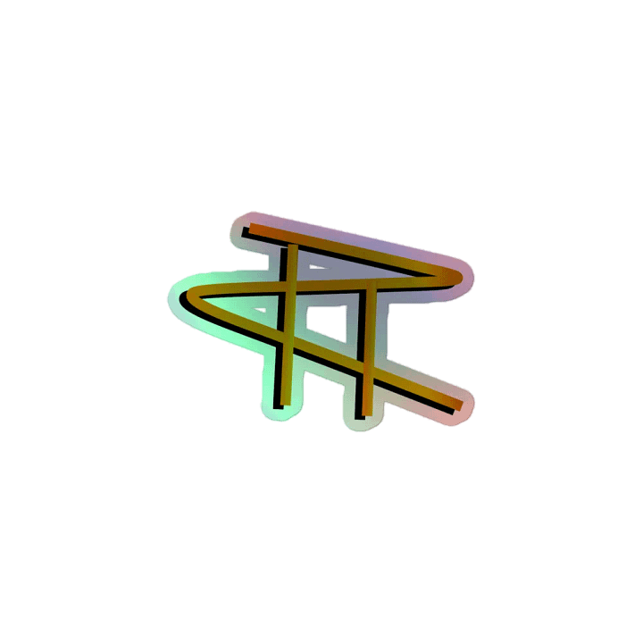 RH Sunset Logo Holographic Sticker product image (1)