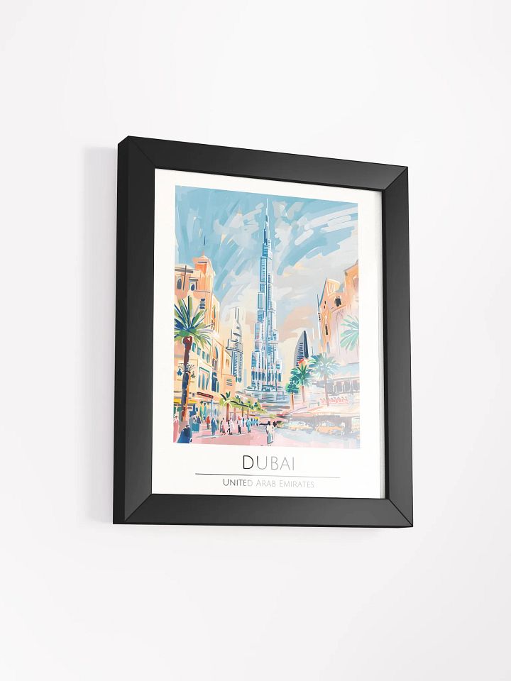 Dubai UAE Framed Travel Poster product image (2)