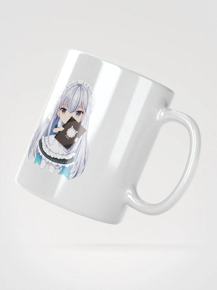 White Glossy Mug - Meryl Maid (Tower of Fantasy) product image (2)