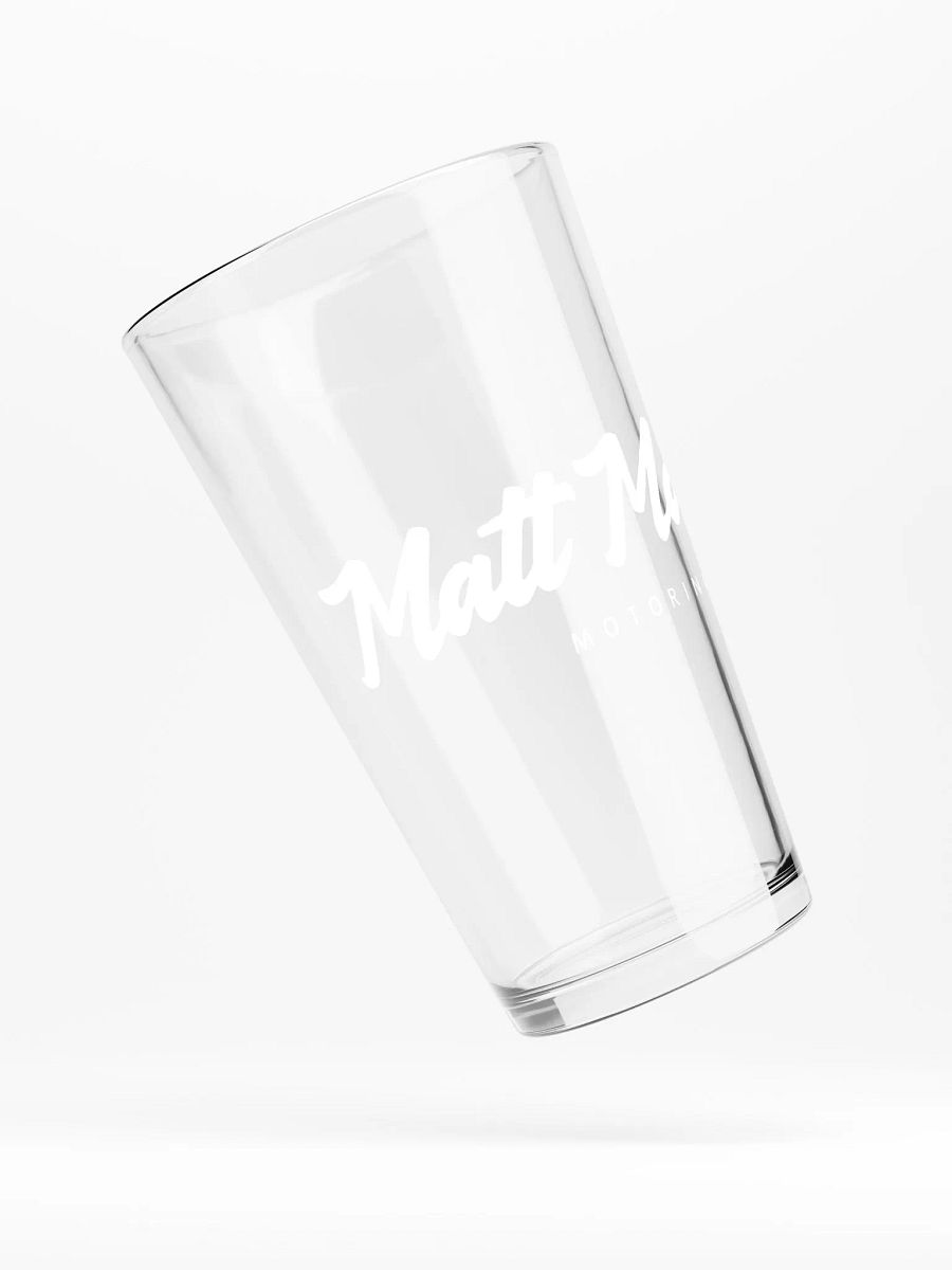Matt Maran Motoring Shaker Pint Glass product image (4)