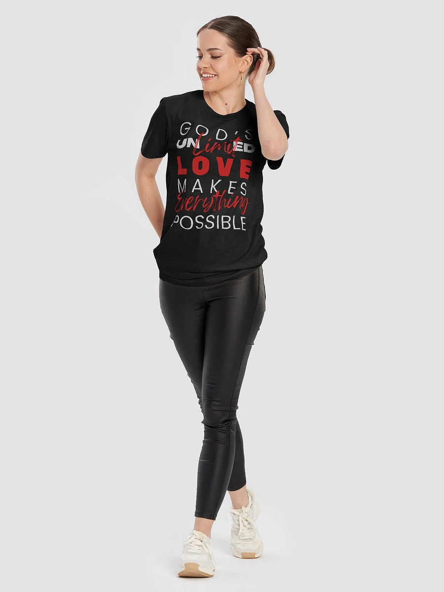 God's Unlimited Love Makes Everything Possible T-Shirt product image (10)