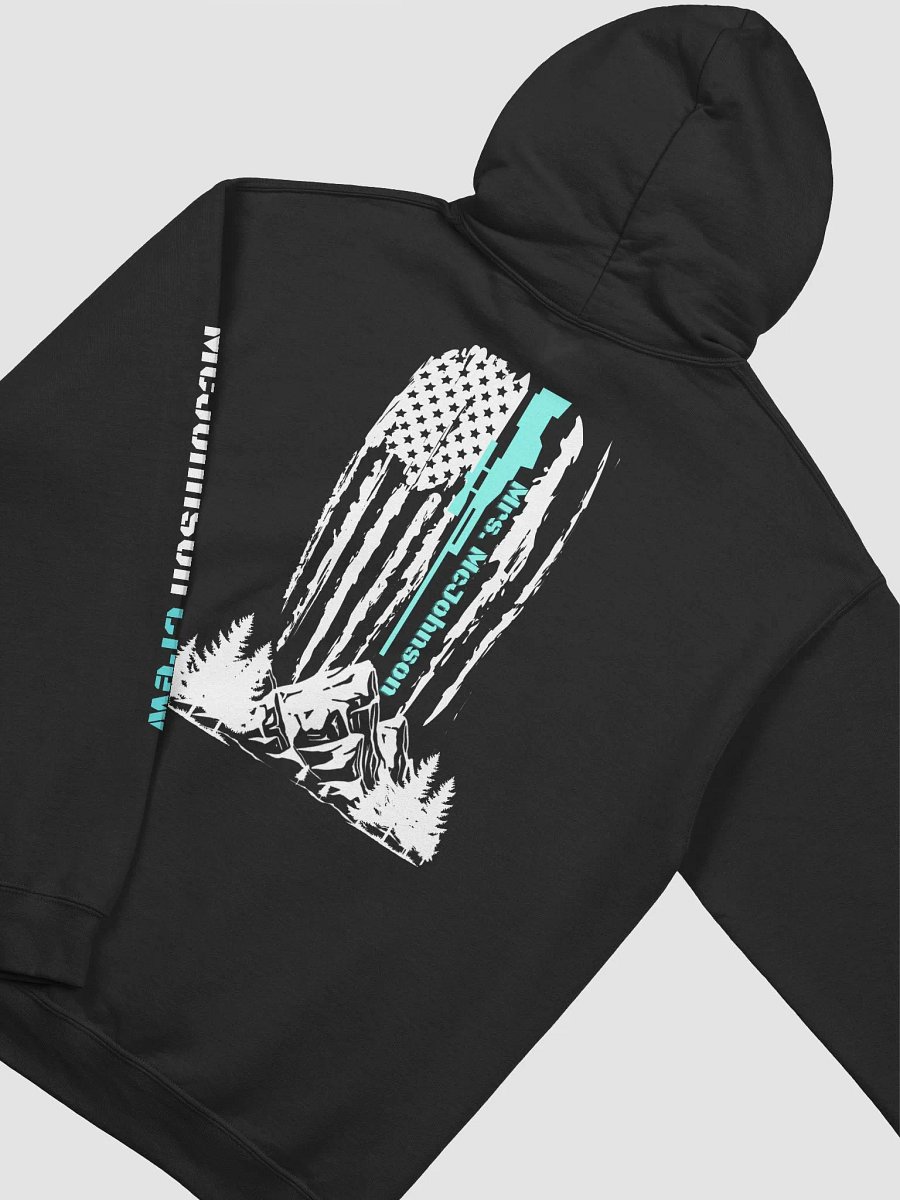 Mrs. McJohnson American Flag Logo Hoodie product image (4)