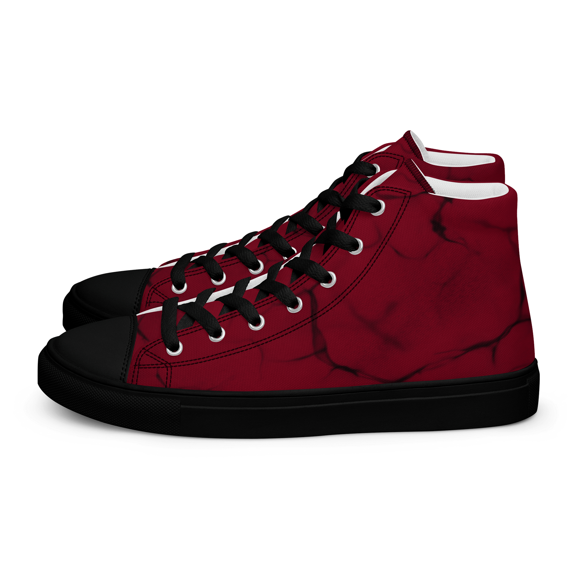 Blood Red Unisex High Top Shoes product image (1)