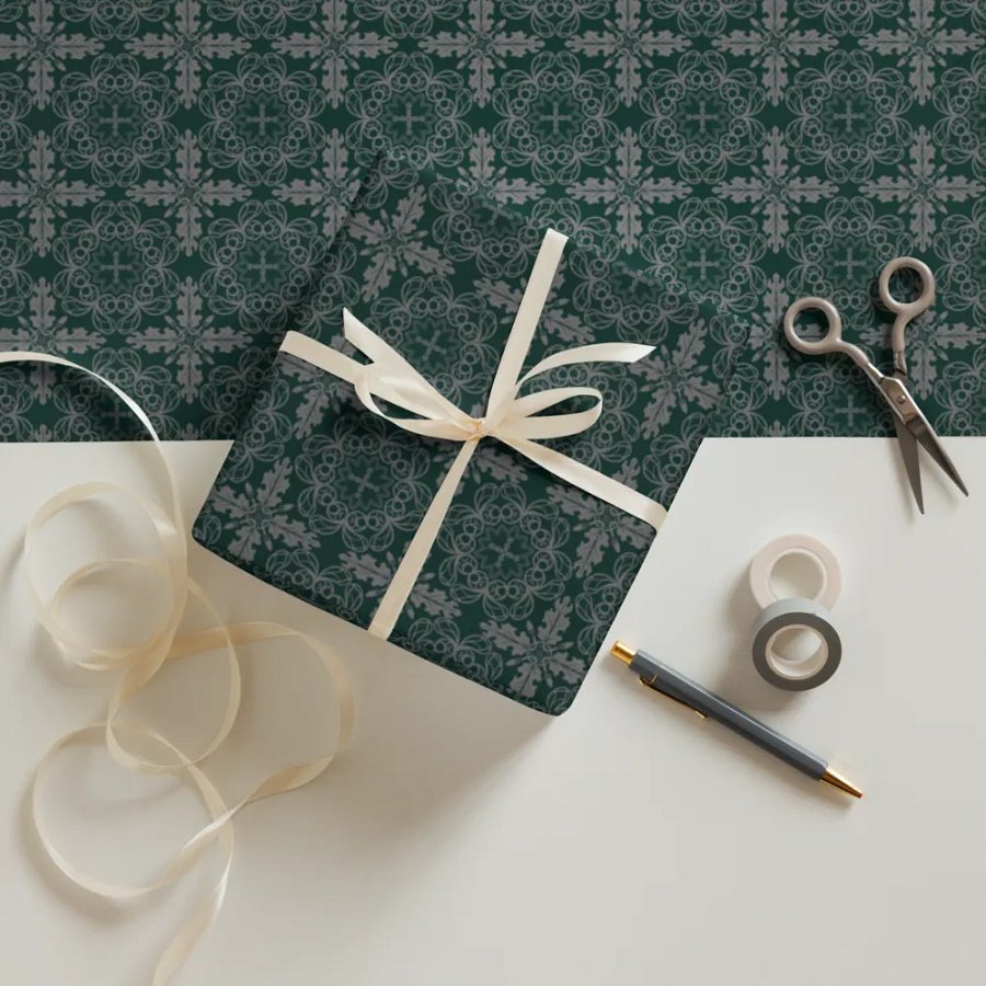 Oak Leaf Wrapping Paper product image (12)
