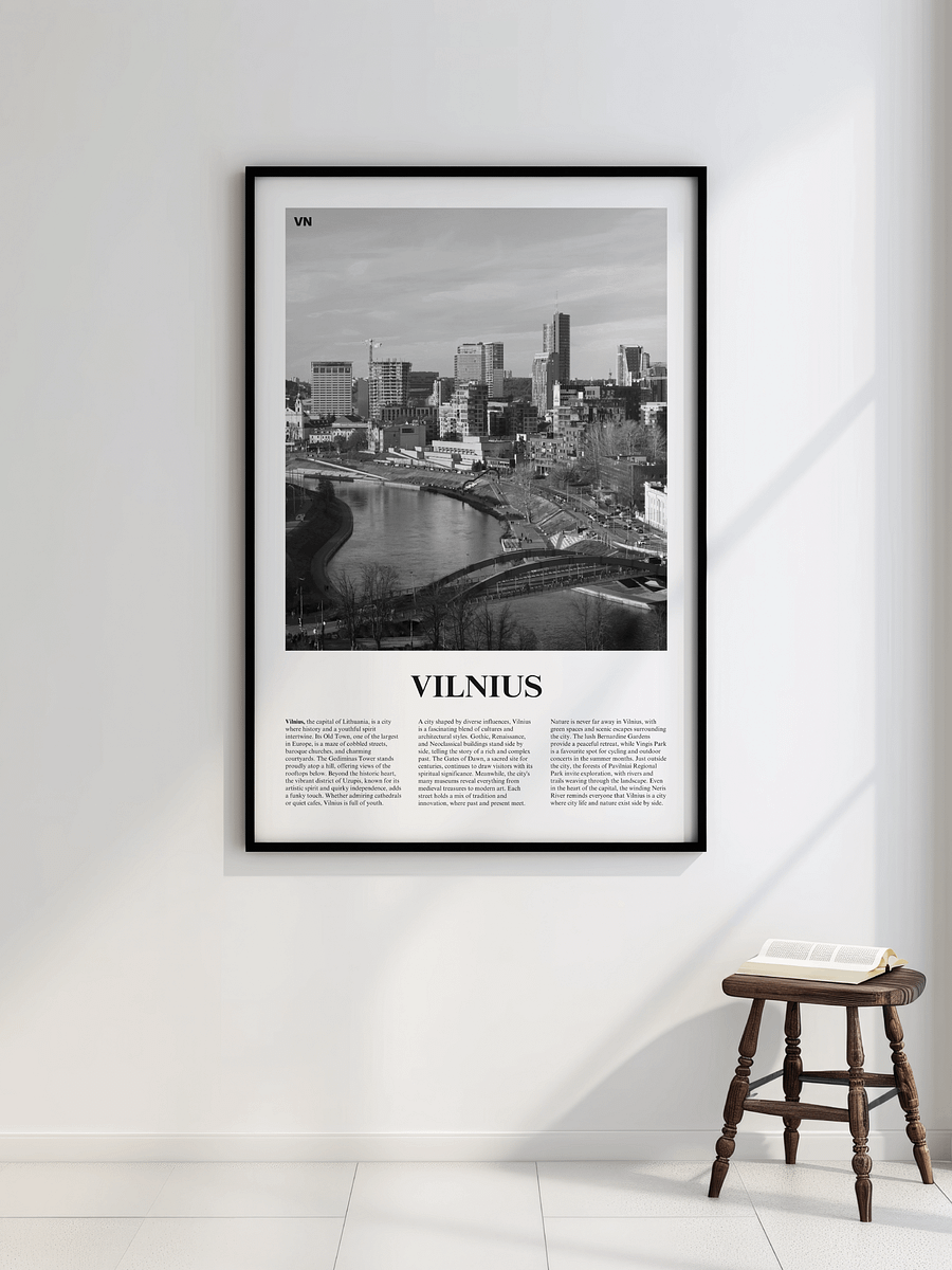 Vilnius 02 Newspaper Poster product image (4)