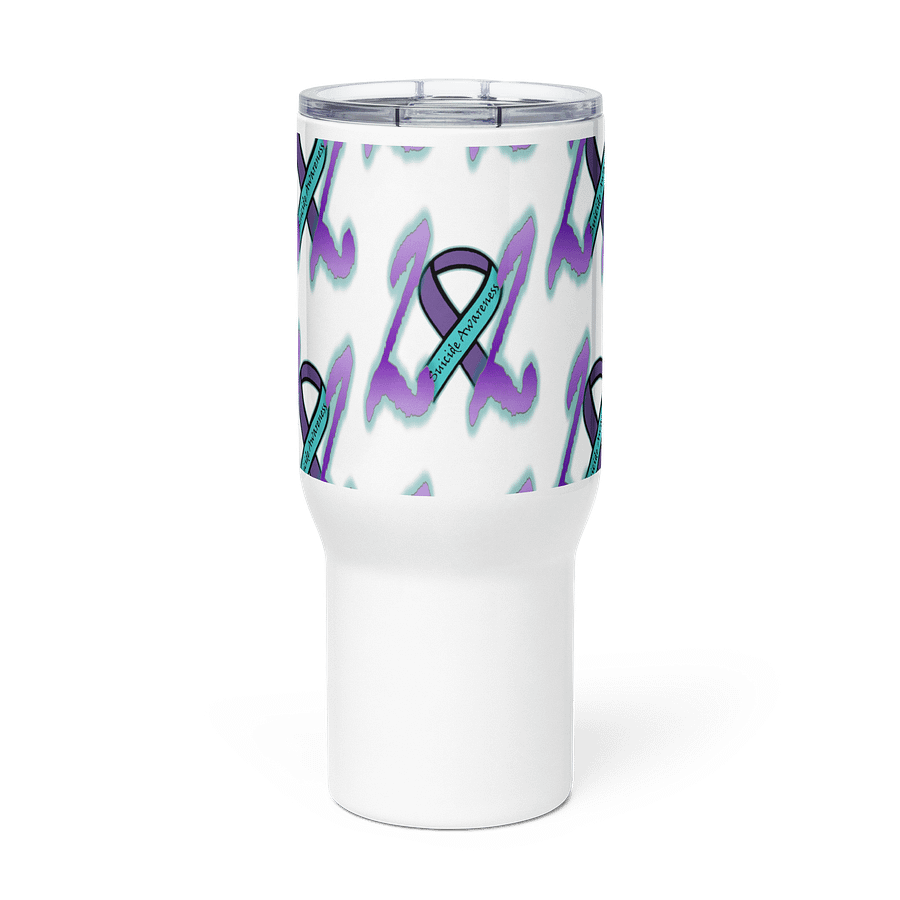 Suicide Awareness Ribbon Travel Mug product image (3)