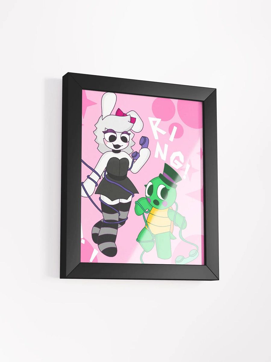 Slinky & Turtle RING! Framed Print 8x10 product image (2)
