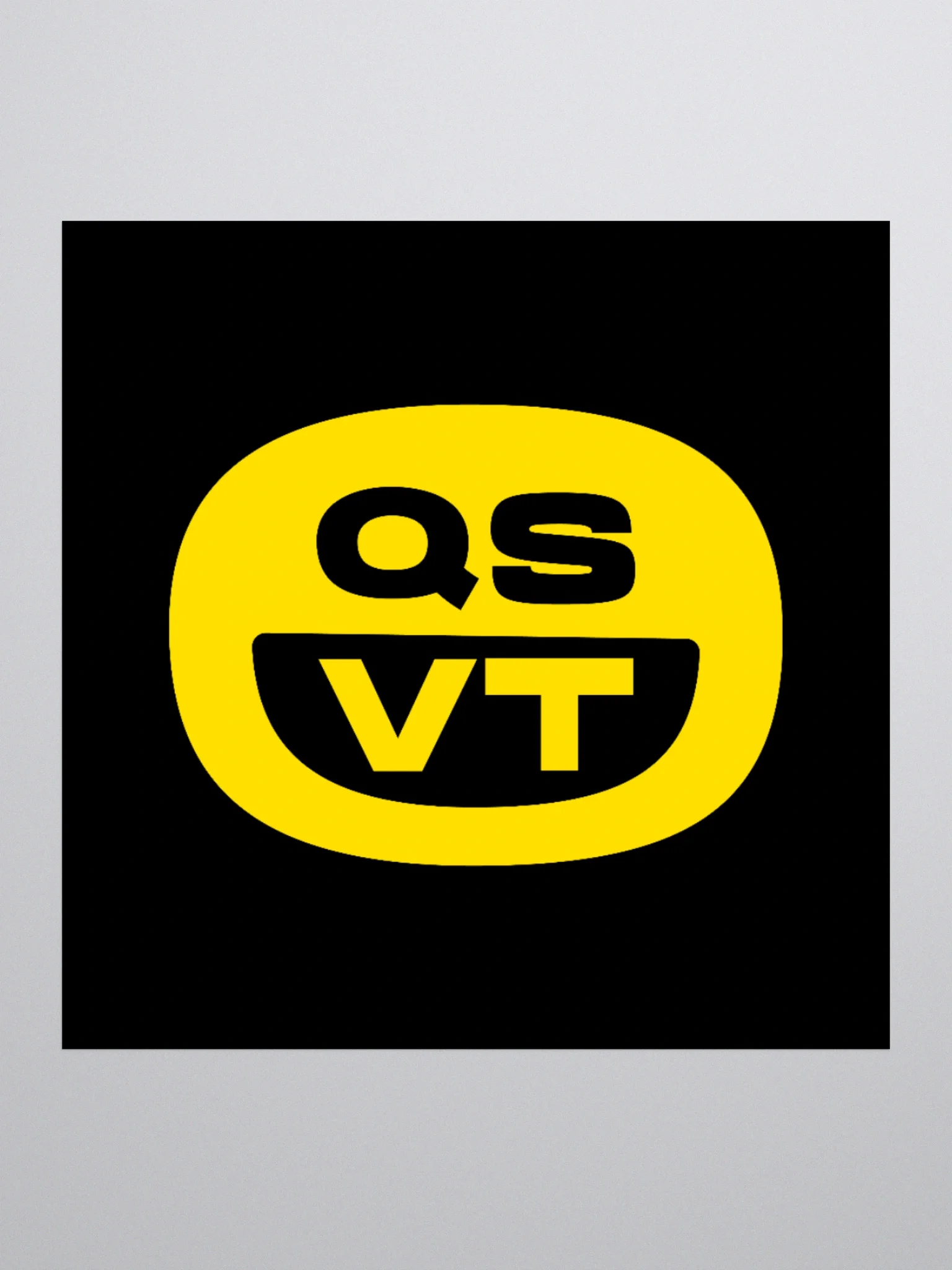 Calcomania LOGO QSVT FONDO NEGRO product image (2)