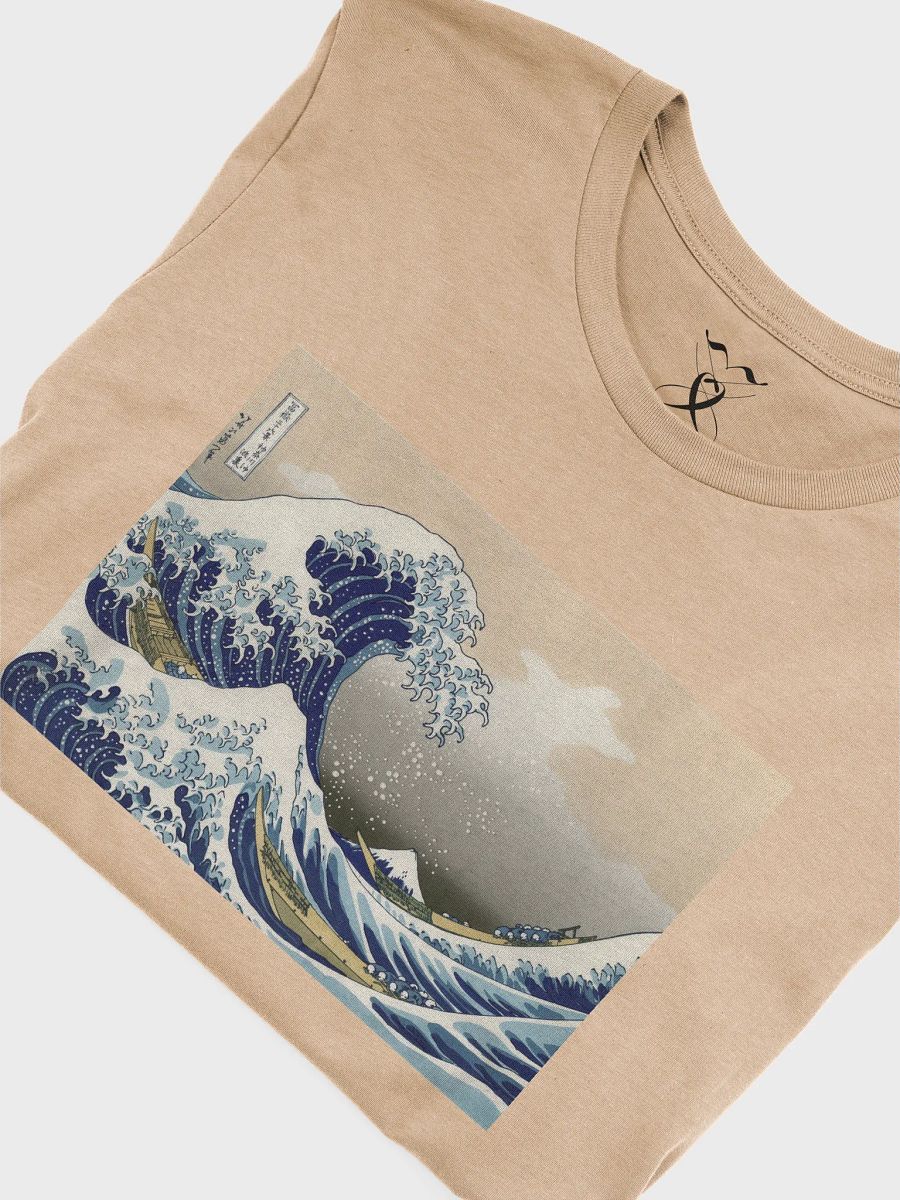 Under the Wave off Kanagawa Print Bella+Canvas Unisex Supersoft T-Shirt product image (43)
